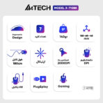 ماوس مخصوص بازی ای فورتک مدل X-710BK