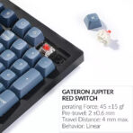 کیبورد گیمینگ کیکورن مدل V6 Max RGB Red Switch