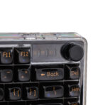 کیبورد بی سیم گیمینگ لاجی کی مدل K450BB، سوییچ مکانیکال شفاف، Tenkeyless، نورپردازی RGB