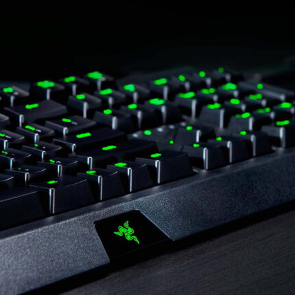 کیبورد گیمینگ ریزر مدل BlackWidow Essential Green Switch