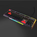 کیبورد و ماوس گیمینگ جی پلاس مدل GMK-K560W/M440W